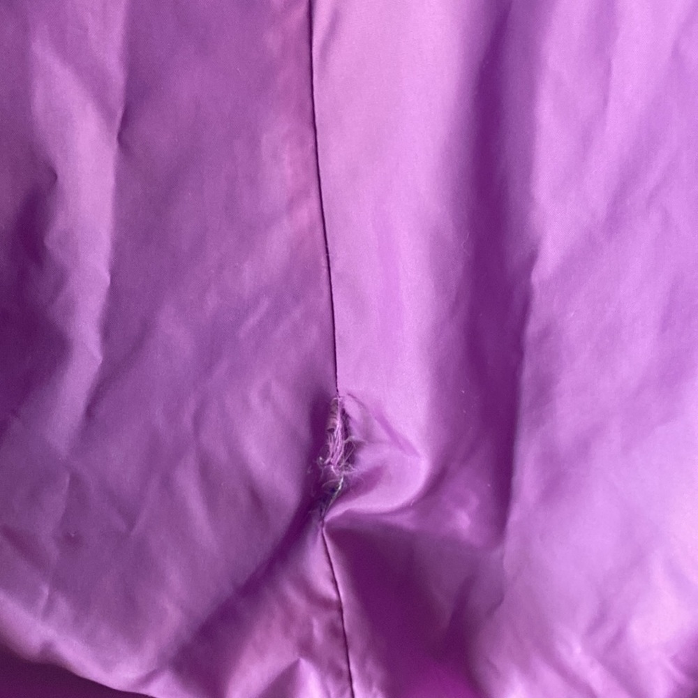 Saks Fifth Avenue Purple Vintage Down Jacket - Picture 11 of 15